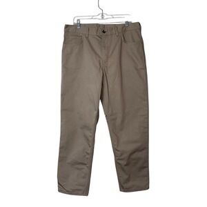 Patagonia Men's Twill Traveler 5-Pocket Pants Khaki Beige Men's Sz 36X28‎ Camp